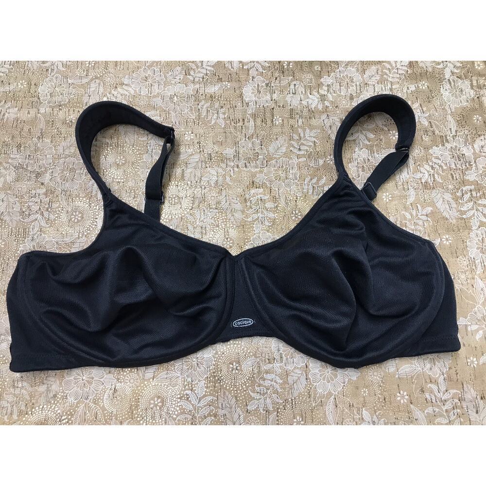 Lane Bryant Sexy Sensual CACIQUE Non Padded Unlined Wirefree 40D Black Bra